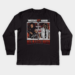 Undertaker Vs. Mankind Hell In A Cell King Of The Ring 98 Kids Long Sleeve T-Shirt